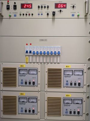 清遠變電管理所5樓通信電源設備檢修及蓄電池組(5P)核容檢測